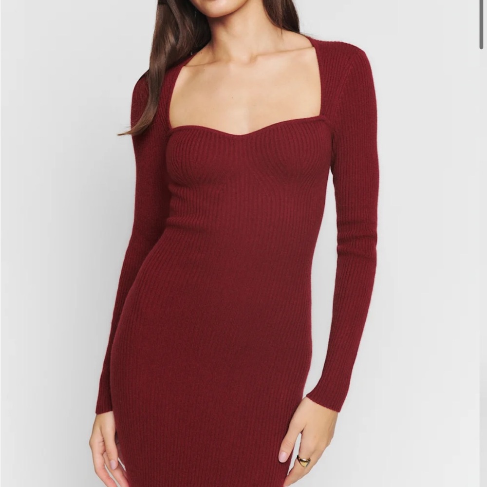 Reformation Tenore Cashmere Sweater Dress - Picture 6 of 6